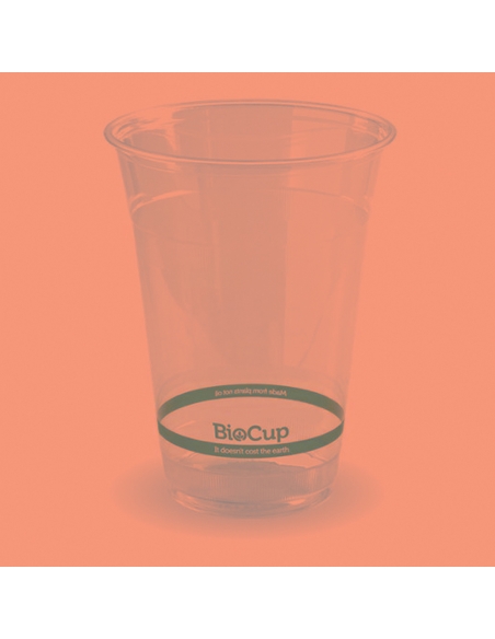 Biopak Biocup Clear Plastic Cup 500ml 50 Pack 1697