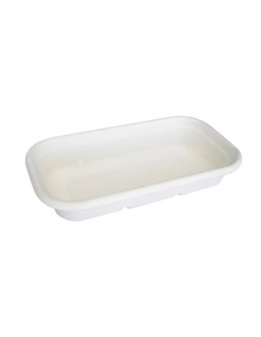 Biopak Lunch Box Base White 750ml 50 Pack