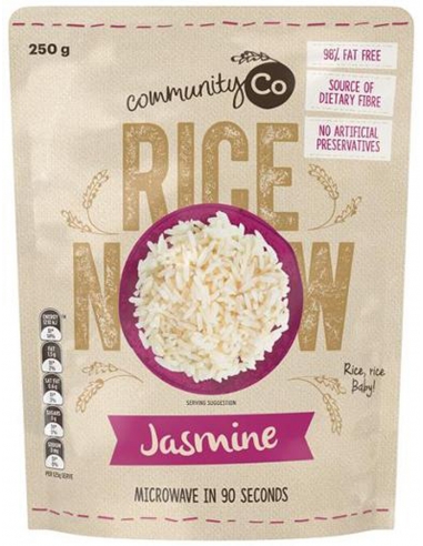 Community Co Jasmin Mikrowelle Reis 250gm