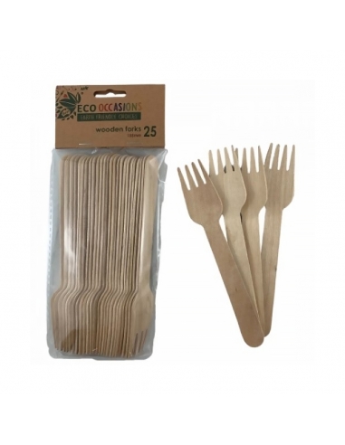 Alpen Wooden Fork 155mm 25 Pack x 1