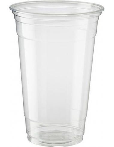 Cast Away Hi Kleer Plastic Cups 610ml 610 ml / 20 oz Uso con tapas de diámetro de 98mm x 25