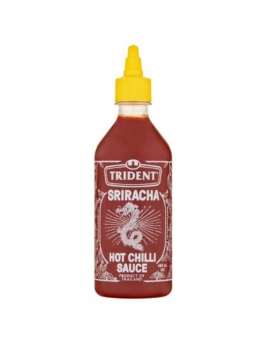 Trident Salsa Sriracha Chile Picante Botella 480 Ml