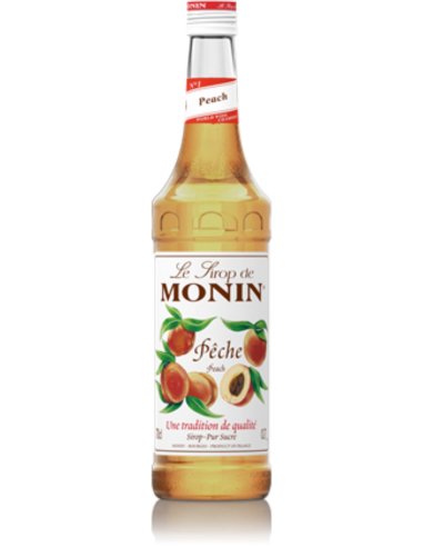 Monin 桃子糖浆 700 毫升瓶