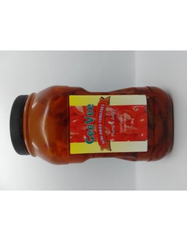 Gee Vee Tomaten Semi Dried Plastic 1.9 Kg Jar