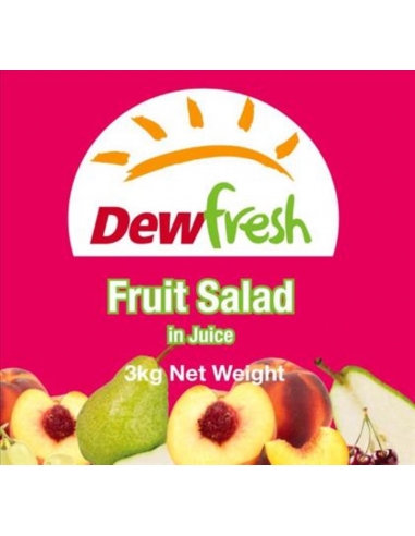 Dewfresh Obst Salat In Saft 3 Kg Can