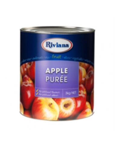 Riviana Puree Apple 3 Kg Can