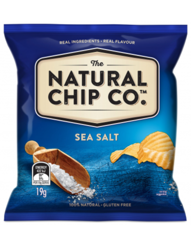 Natural Chip Company Sel de mer de pommes de terre 19gr x 24