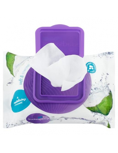 Swisspers Facial Wipes Micellar with Kornut Water 25 Pack x 6