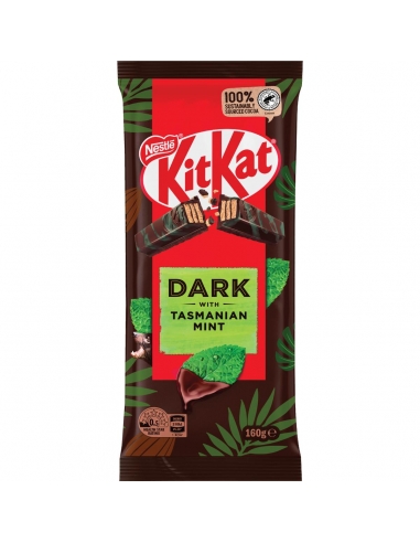 Kit Kat Chocolat noir Mint avec bloc minit Tasmanian 160g x 12