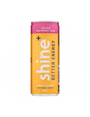 Shine+ Refresco de Frambuesa 250ml x 24