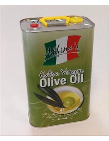 Alfinas Huile Olive Extra Virgin 4 Lt Tin