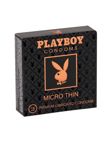 Playboy コンドーム マイクロ うす型 3個入×6個