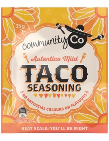 Community Co Assaisonnement Taco 35gm x 24