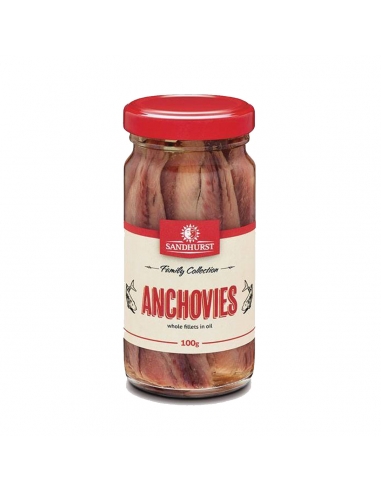 Sandhurst Anchovies で Oil 100グラム