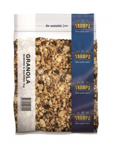 Trumps Granola Almond & Sultana 1 Kg Packet