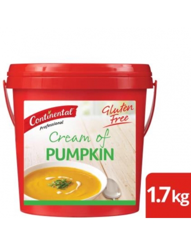 Continental Soup Crème de citrouille sans gluten 1,7 Kg Pail