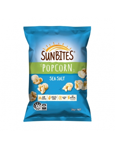 Sunbites Popcorn Sea Salt 28g x 18