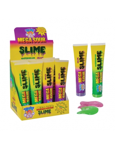 Tnt Big Sour Slime Watermelon & Grape 120ml x 12