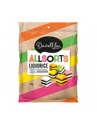 Darrell Lea Lakritze Allsorts 270g x 12