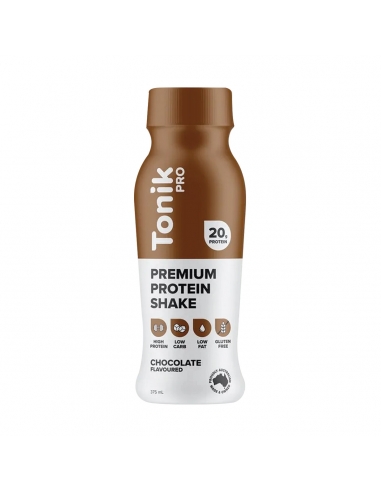 Tonik Plant Pro Chocolate Flavoured Premium Protein Shake 375ml x 6