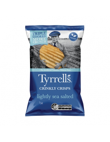 Tyrells Lichte Zee Gezouten 75 g x 12