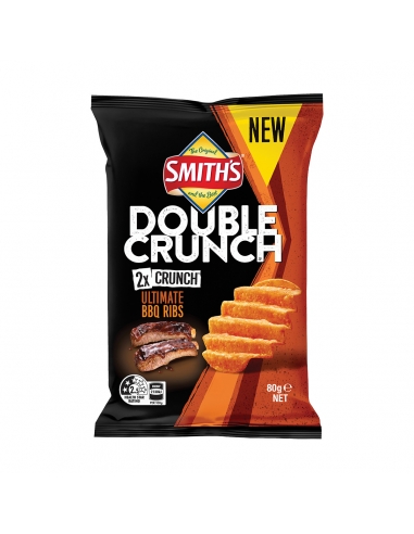 Smith's Double Crunch final Bbq Ribs 80g x 12