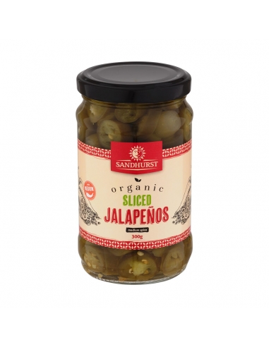 Sandhurst Organic Gesneden jalapeno 300 g