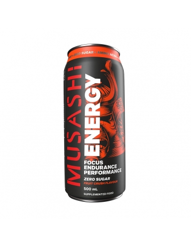 Musashi Energy Crush de frutas 500ml x 12