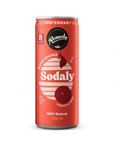 Remedy Sodaly Bloedoranje 250 ml x 12