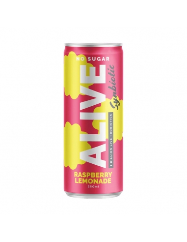 Alive Synbiotic Raspberrry Lemonade 250ml x 24
