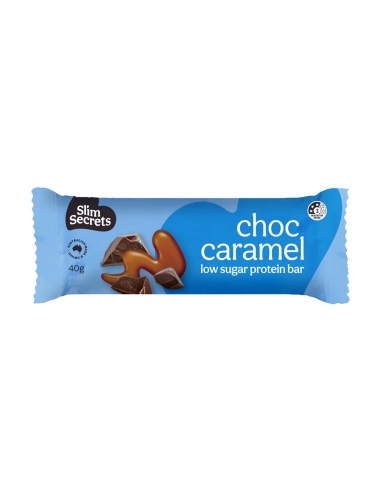 Slim Secrets Barra de chocolate y caramelo 40g x 12