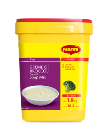 Maggi Soup Crema de Broccoli 1.8 Kg Pail
