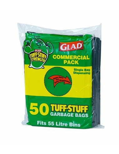 Glad Heavy Duty Garbage Bag Green 50 Pack x 4