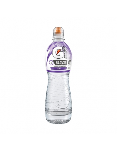 Gatorade G Active Agua de electrolitos de uva 600 ml x 12