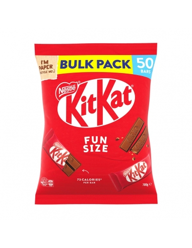 Kit Kat Paquete a granel de tamaño divertido de chocolate con leche, 700 g x 1