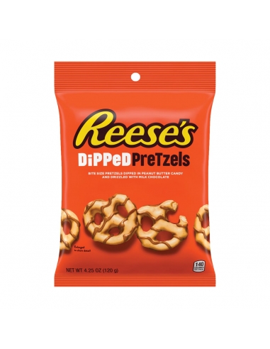 Reese's gedoopte pretzels 120 g x 12