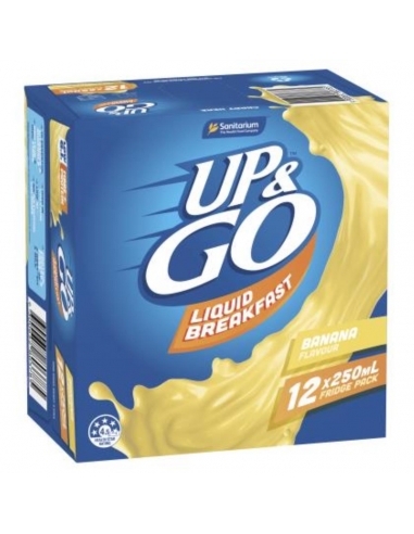 Sanitarium Up & Go Bananowe opakowanie do lodówki 250 ml x 12