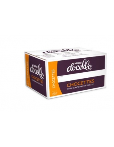 Chocettes al cioccolato Nestlé, pezzi fondenti, cartone da 2 x 2,5 kg