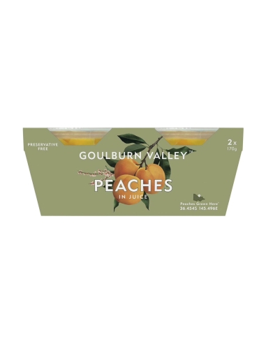 Goulburn Valley Peaches Twin 170g x 1