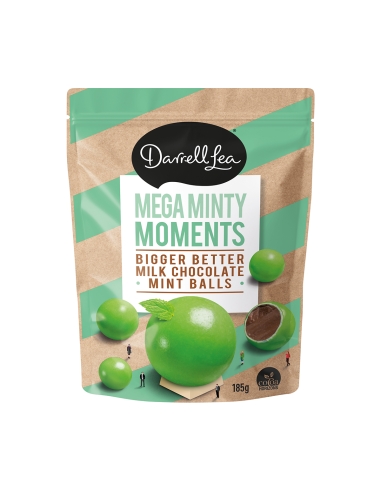 Darrell Lea Mega Minty Moments 185g x 12