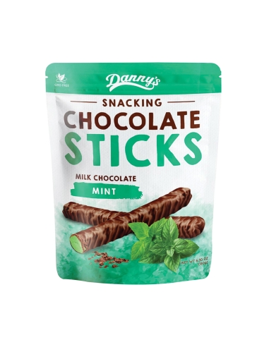 Dannys Chocoladesticks Mint180g x 12