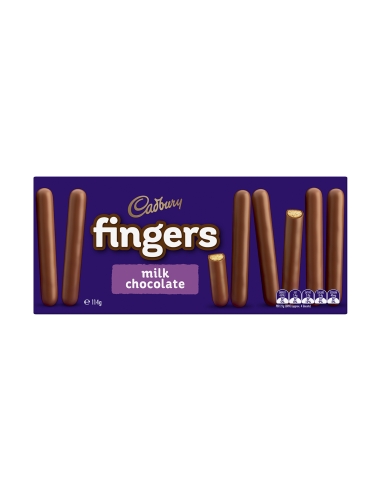 Cadbury Fingers Czekolada mleczna 114g x 12