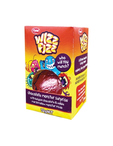 Wizz Fizz Schokolade Monster Überraschung Egg 32g x 32