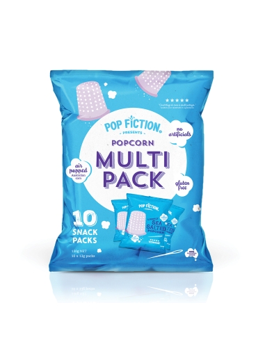 Pop Fiction Popcorn Salati Al Mare 13g Confezione da 10