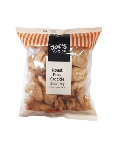 Crackle di maiale arrosto di Joe's 75 g x 24