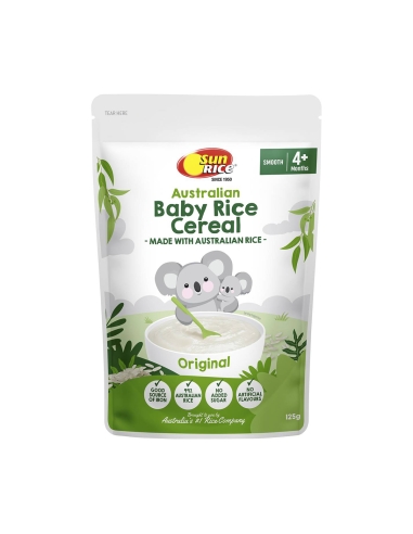 Sunrice Céréales de Riz pour Bébé Originales 125g