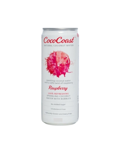 Coco Coast Woda kokosowa naturalna z migdałkami 500 ml x 24