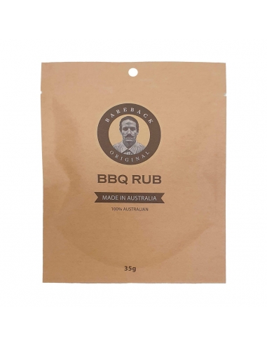 Bareback Biltong Biltong Barbacoa Frote 35g x 10