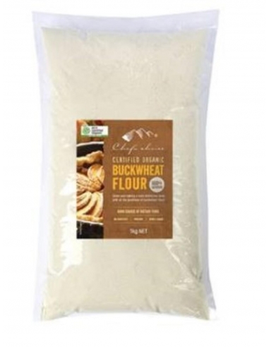 Chefs Choice Flour Buckwheat Organic 1 kg pakket