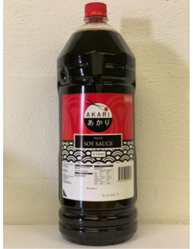 Akari Salsa Soja Premium Japonesa Botella 4 Lt